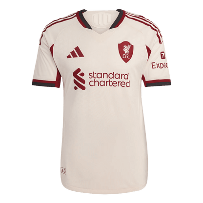 Maglia Gara Liverpool Trasferta SZOBOSZLAI #8 Uomo 2025/26