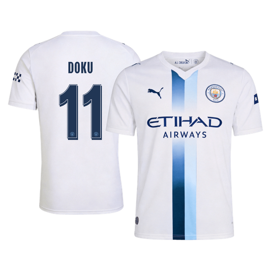 Maglia Replica Manchester City Terza DOKU #11 Uomo 2026/27 - UCL