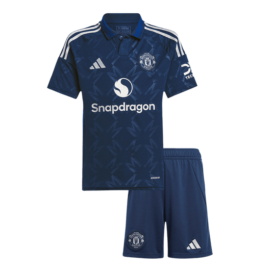 Completo Bambino Manchester United Trasferta 2024/25 - 2 Pezzi