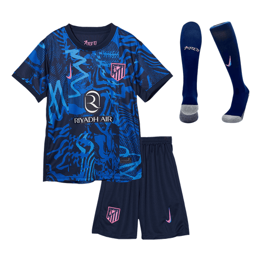 Kit Completo Bambino Atletico Madrid Terza 2024/25 - 3 Pezzi