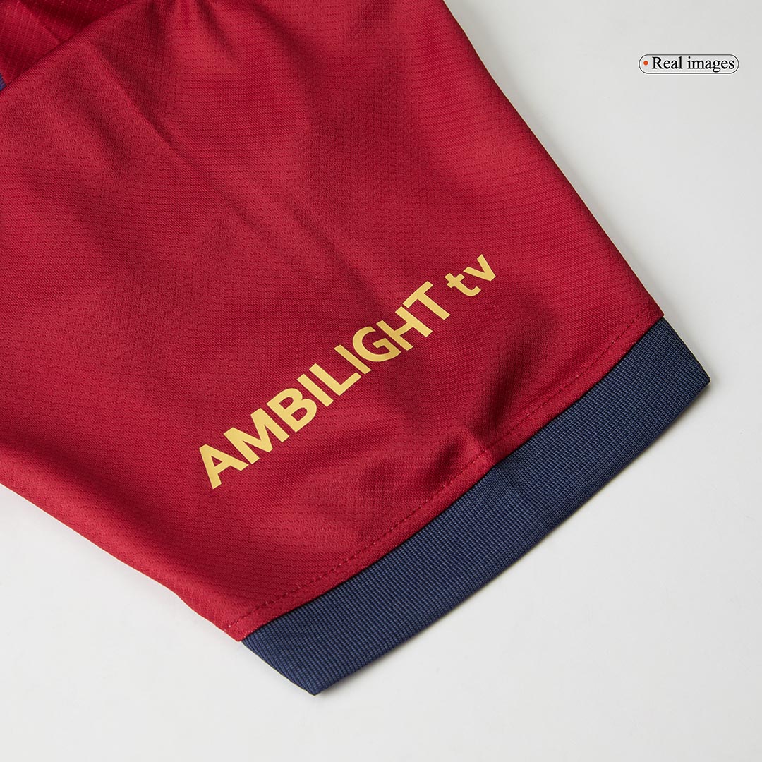 Maglia Replica Barcelona Casa Uomo Spotify Logo Without Text 2024/25 - 125¡ã Anniversario