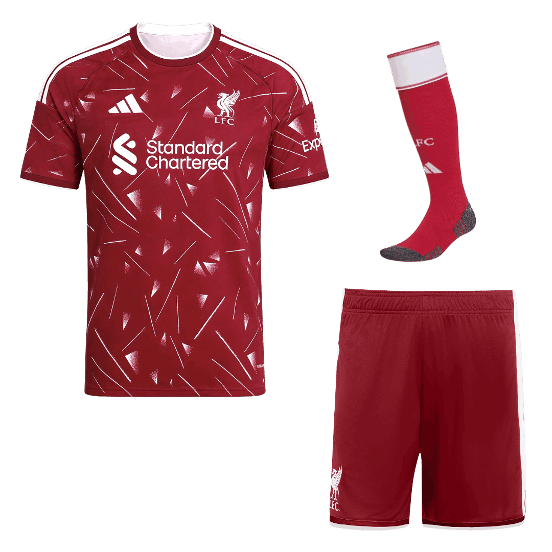Kit Completo Liverpool Casa Uomo 2026/27 - 3 Pezzi