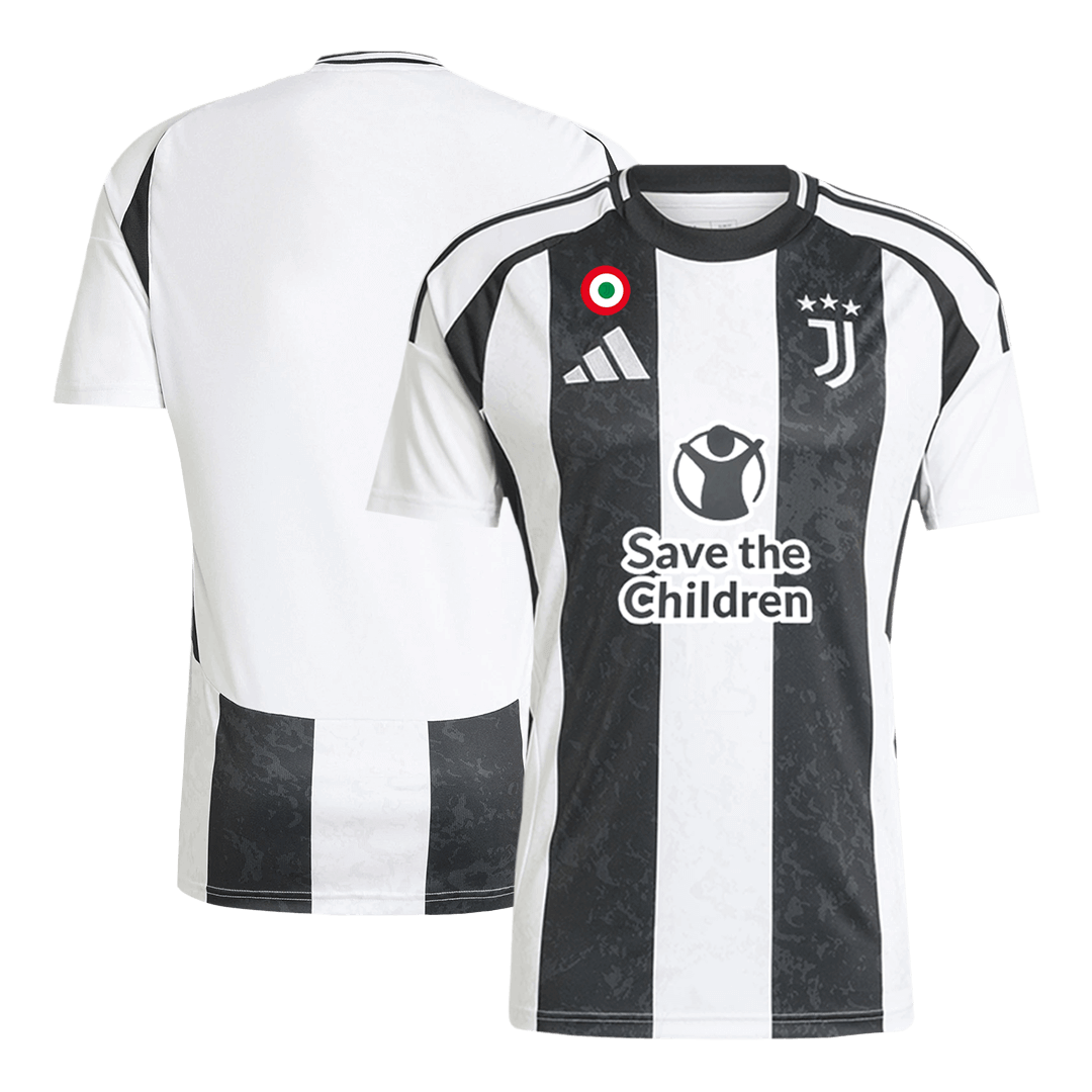Maglia Replica Juventus Casa Uomo 2024/25 con Save the Children