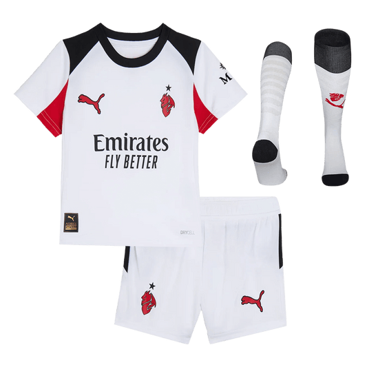 Completo Bambino AC Milan Trasferta 2025/26 - 3 Pezzi