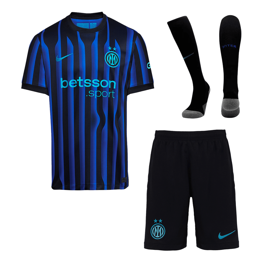 Completo Base Inter Milan Casa Uomo 2025/26 - 2 Pezzi