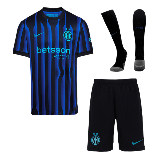 Completo Base Inter Milan Casa Uomo 2025/26 - 2 Pezzi