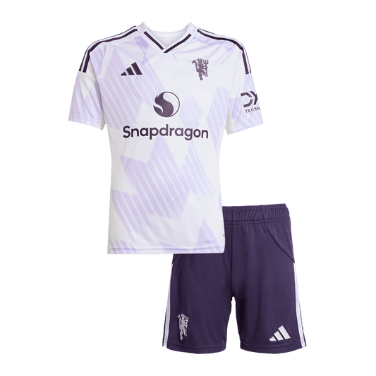 Base Kit Bambino Manchester United Trasferta 2025/26 - 2 Pezzi