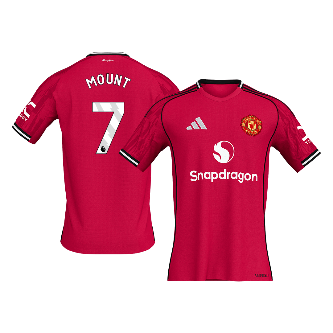 Maglia Replica Manchester United Casa MOUNT #7 Uomo 2025/26