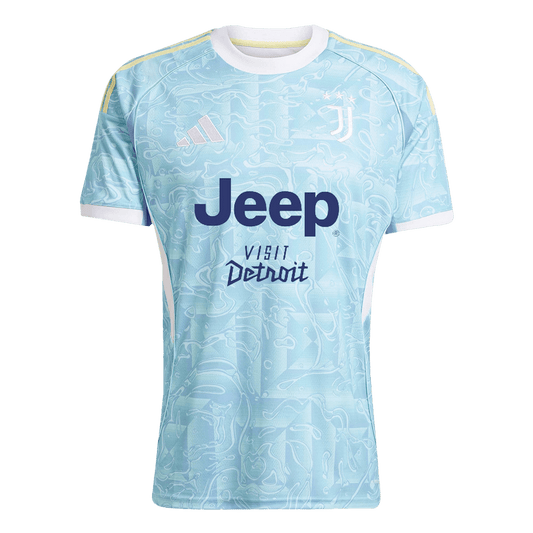 Maglia Replica Juventus Trasferta Uomo 2025/26 - Jeep Visit Detroit Sponsor