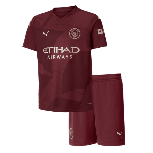 Completo Bambino Manchester City Terza 2024/25 - 2 Pezzi