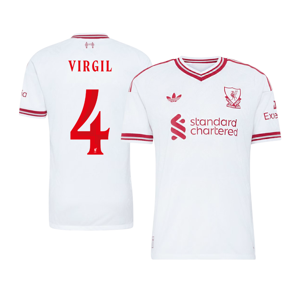 Maglia Gara Liverpool Trasferta VIRGIL #4 Uomo 2026/27 - UCL