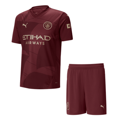Completo Base Manchester City Terza Uomo 2024/25 - 2 Pezzi