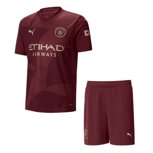 Completo Base Manchester City Terza Uomo 2024/25 - 2 Pezzi