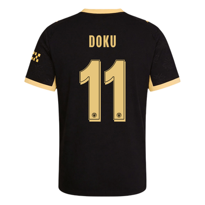 Maglia Gara Manchester City Trasferta DOKU #11 Uomo 2026/27 - UCL