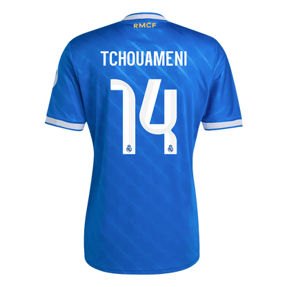 Maglia Replica Real Madrid Terza TCHOUAMENI #14 Uomo 2025/26