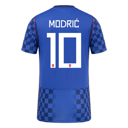 Maglia Replica Croazia Trasferta MODRIĆ #10 Uomo Mondiali 2026