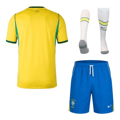 Kit Completo Brasile Casa Uomo Mondiali 2026 - 3 Pezzi