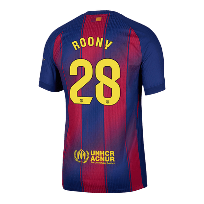 Maglia Gara Barcelona Casa ROONY #28 Uomo 2025/26