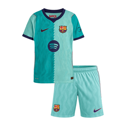Base Kit Bambino Barcelona Terza 2026/27 - 2 Pezzi