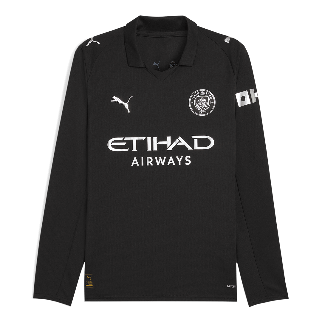 Maglia Replica Manchester City Trasferta Uomo 2025/26 - Manica Lunga