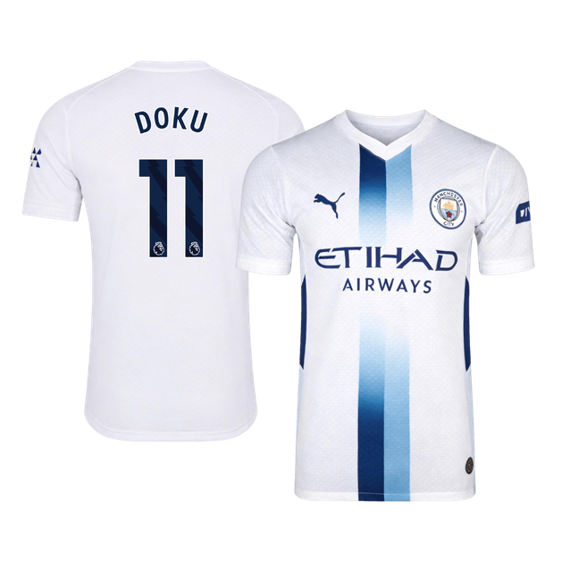 Maglia Replica Manchester City Terza DOKU #11 Uomo 2026/27