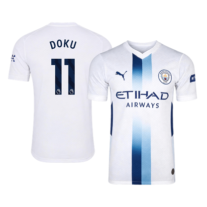 Maglia Replica Manchester City Terza DOKU #11 Uomo 2026/27