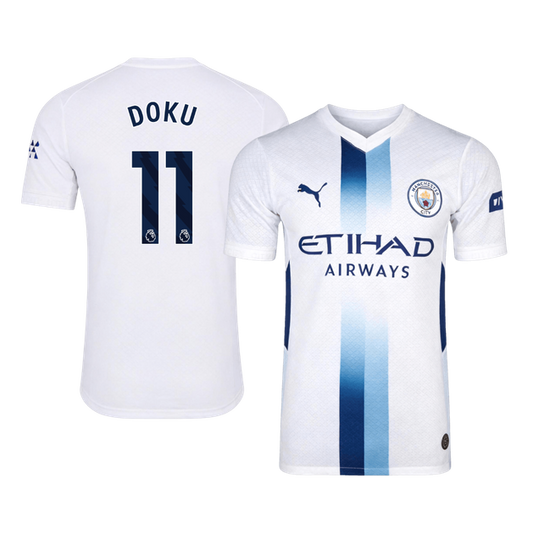 Maglia Replica Manchester City Terza DOKU #11 Uomo 2026/27