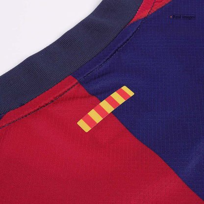 Maglia Replica Barcelona Casa LAMINE YAMAL #19 Uomo 2024/25 - Spotify Logo Without Text