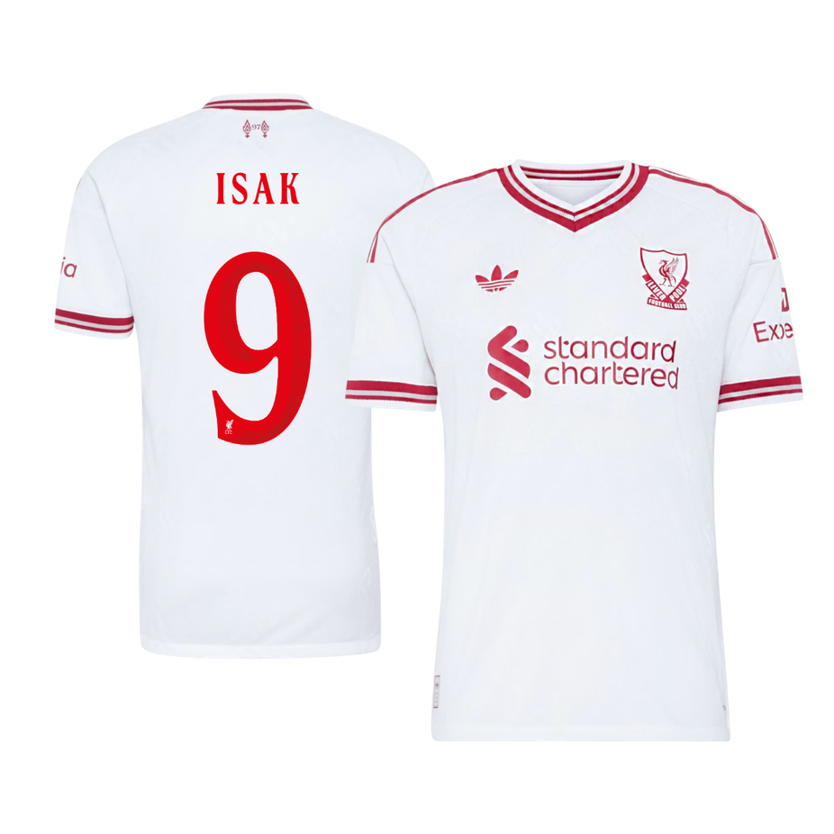 Maglia Gara Liverpool Trasferta ISAK #9 Uomo 2026/27 - UCL