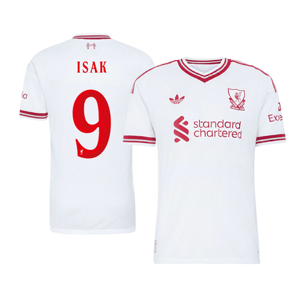 Maglia Gara Liverpool Trasferta ISAK #9 Uomo 2026/27 - UCL