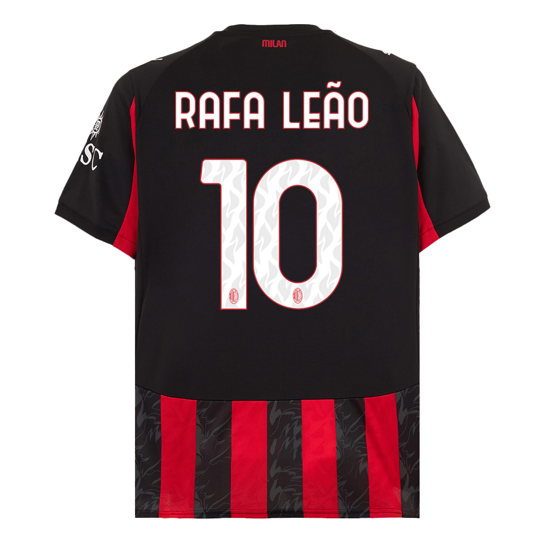 Maglia Replica AC Milan Casa RAFA LEÃO #10 Uomo 2025/26