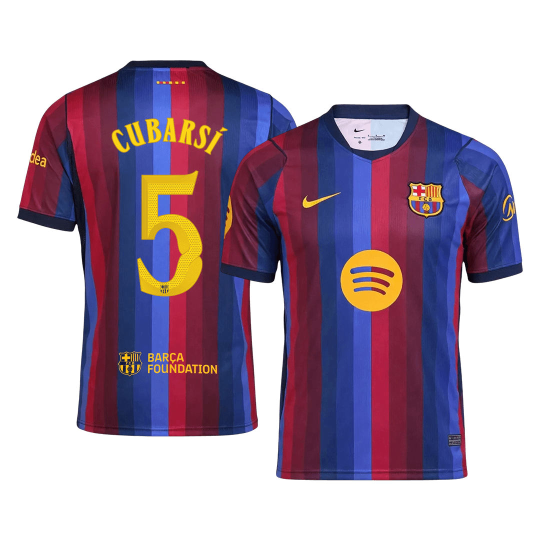 Maglia Replica Barcelona Casa CUBARSÍ #5 Uomo 2026/27