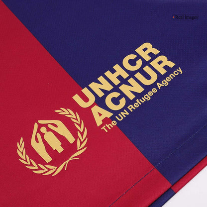 Maglia Replica Barcelona Casa LAMINE YAMAL #19 Uomo 2024/25 - Spotify Logo Without Text