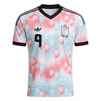 Maglia Replica Belgio Trasferta LUKAKU #9 Uomo Mondiali 2026