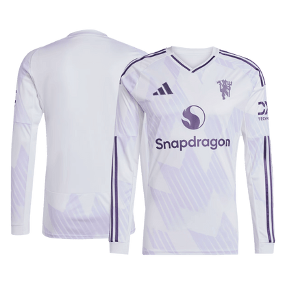 Maglia Replica Manchester United Trasferta Uomo 2025/26 - Manica Lunga