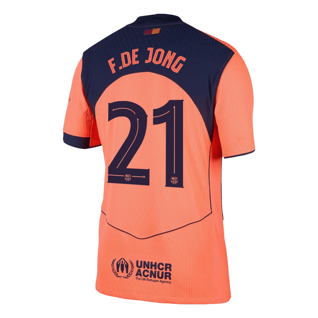 Maglia Gara Barcelona Terza F.DE JONG #21 Uomo 2025/26