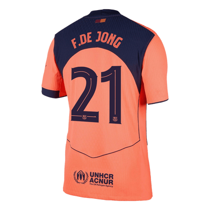 Maglia Gara Barcelona Terza F.DE JONG #21 Uomo 2025/26