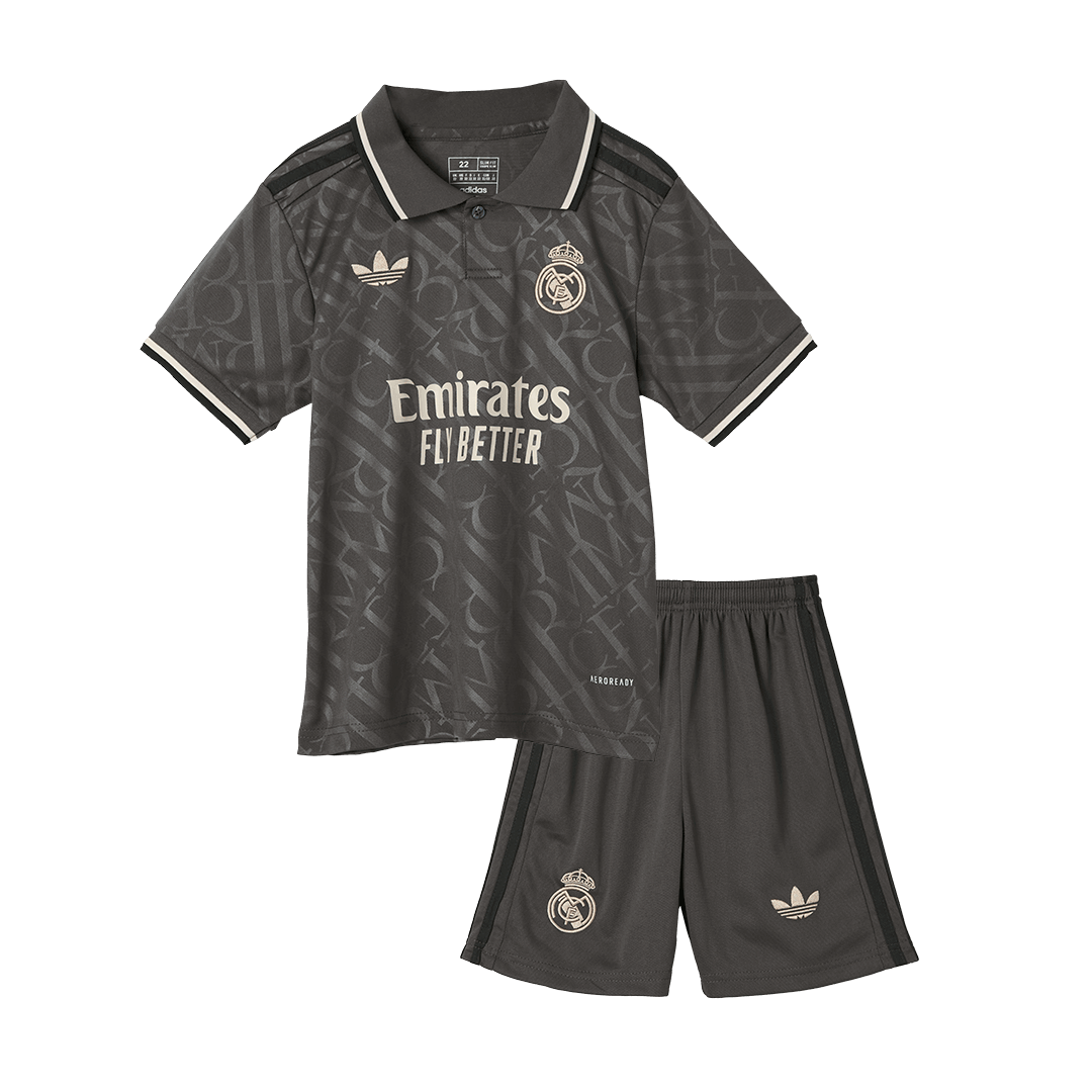 Completo Bambino Real Madrid Terza 2024/25 - 3 Pezzi
