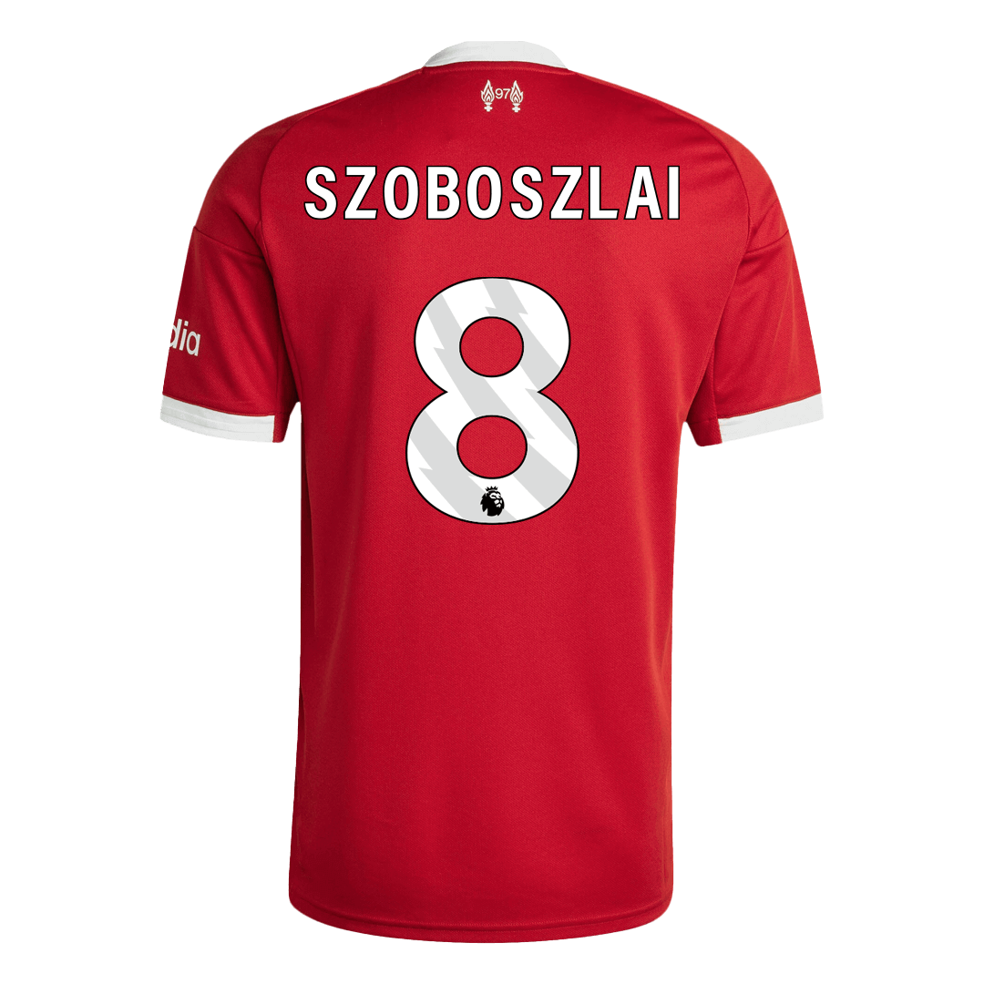 Maglia Replica Liverpool Casa SZOBOSZLAI #8 Uomo 2025/26