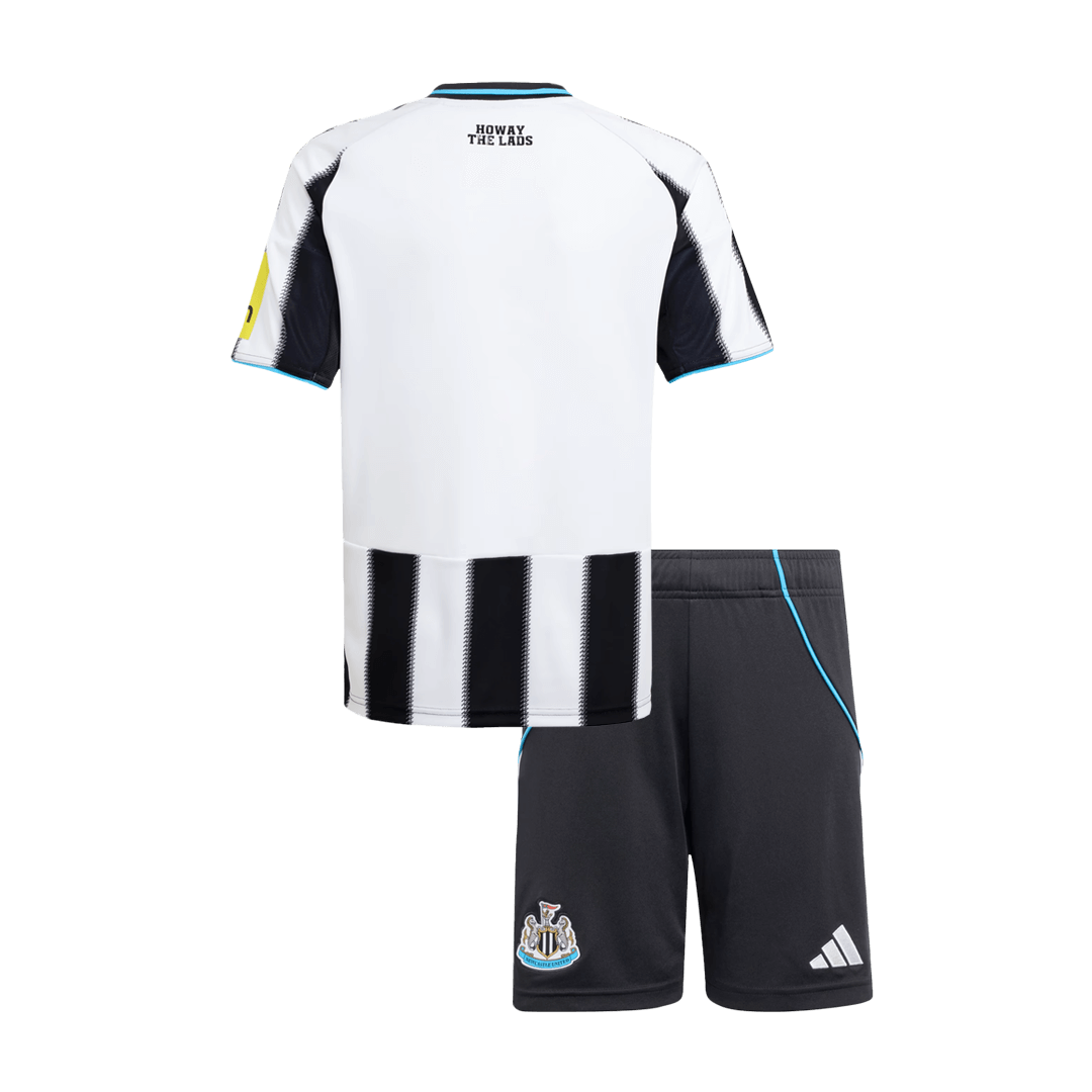 Base Kit Bambino Newcastle United Casa 2025/26 - 2 Pezzi