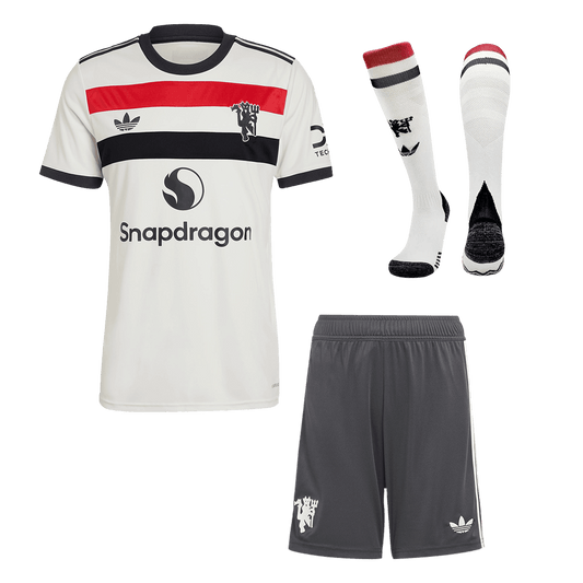 Kit Completo Manchester United Terza Uomo 2024/25 - 3 Pezzi