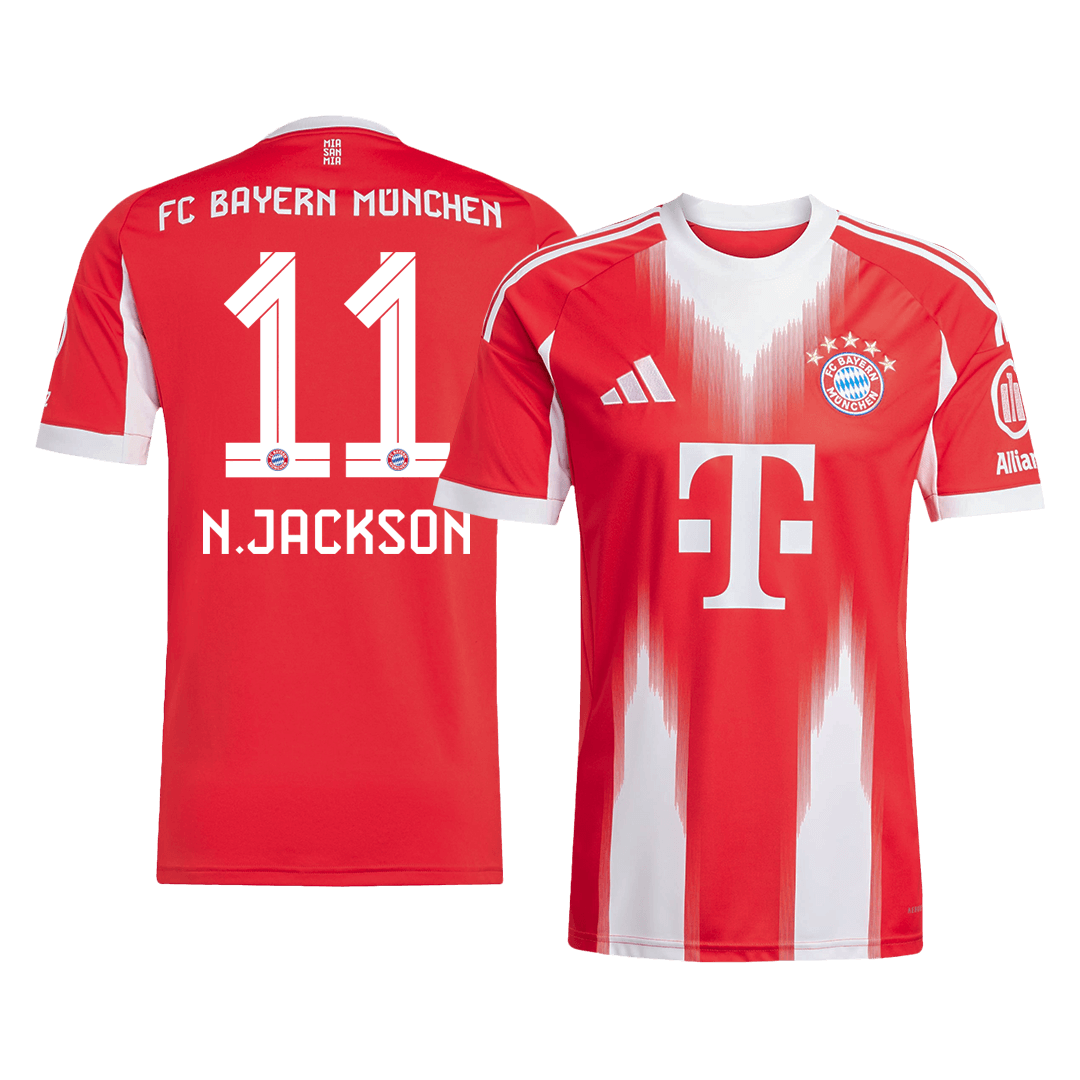 Maglia Replica Bayern Munich Casa N.JACKSON #11 Uomo 2025/26