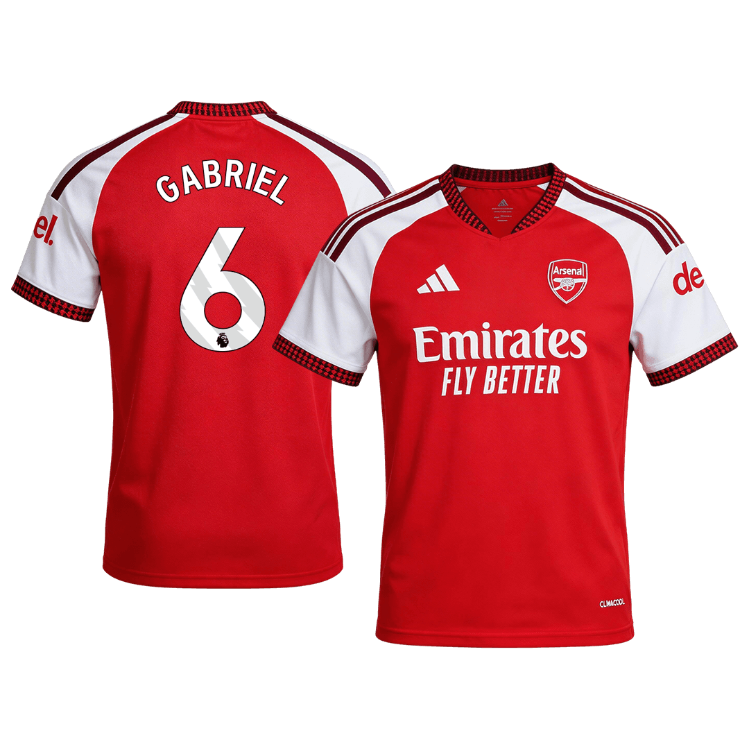 Maglia Gara Arsenal Casa GABRIEL #6 Uomo 2026/27
