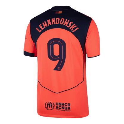 Maglia Replica Barcelona Terza LEWANDOWSKI #9 Uomo 2025/26