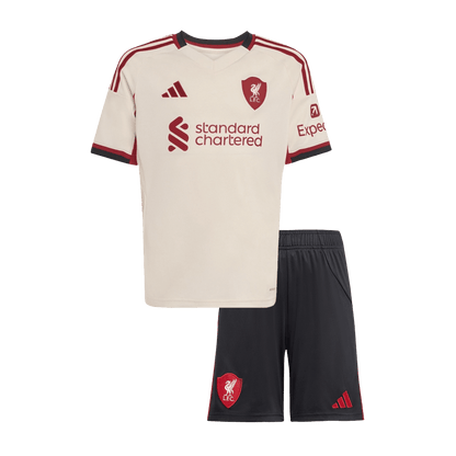 Completo Bambino Liverpool Trasferta 2025/26 - 2 Pezzi