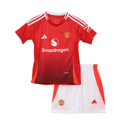 Completo Bambino Manchester United Casa 2024/25 - 2 Pezzi