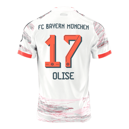 Maglia Replica Bayern Munich Trasferta OLISE #17 Uomo 2025/26