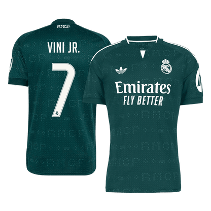Maglia Replica Real Madrid Trasferta VINI JR. #7 Uomo 2026/27