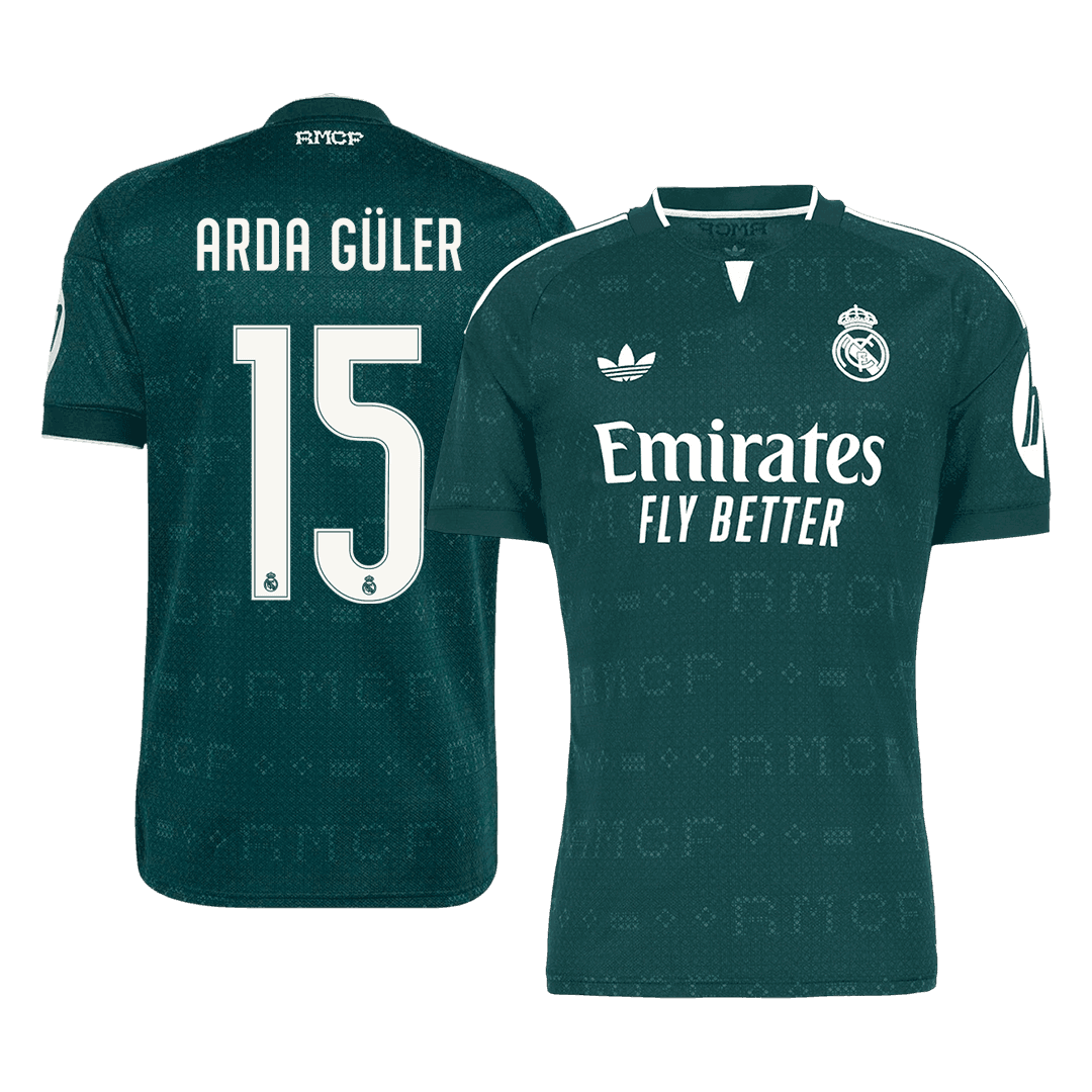 Maglia Replica Real Madrid Trasferta ARDA GÜLER #15 Uomo 2026/27