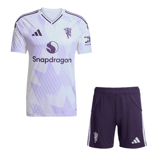 Completo Base Manchester United Trasferta Uomo 2025/26 - 2 Pezzi